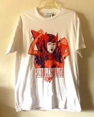 Marvel Comics Wanda SCARLET WITCH Image White T-shirt Men’s Size M