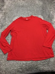 Members Mark Tech Crew Shirt Mens Size XL Gray Long Sleeve Pocket