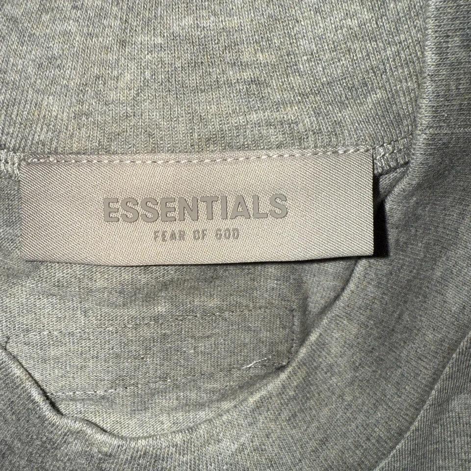 NWT FEAR OF GOD ESSENTIALS T-SHIRT SS22 "Dark Oatmeal" AUTHENTIC (SIZE XXS-XXL) gallery