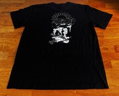Men’s Size XXL 2XL Combed 100% Cotton Black T-Shirt Anime Style Graphic Tee New