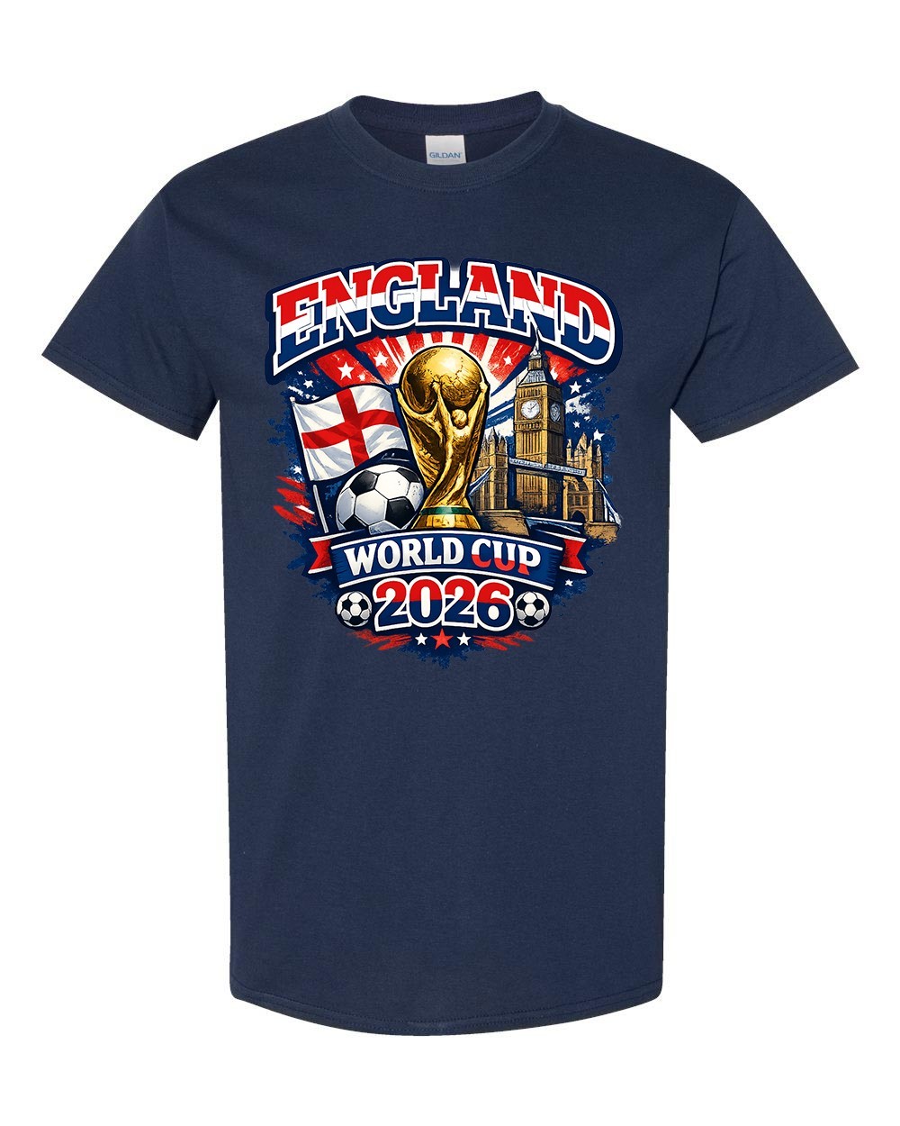 England Soccer 2026 World Cup Style Unisex T-Shirt | German Fan Shirt | Football gallery