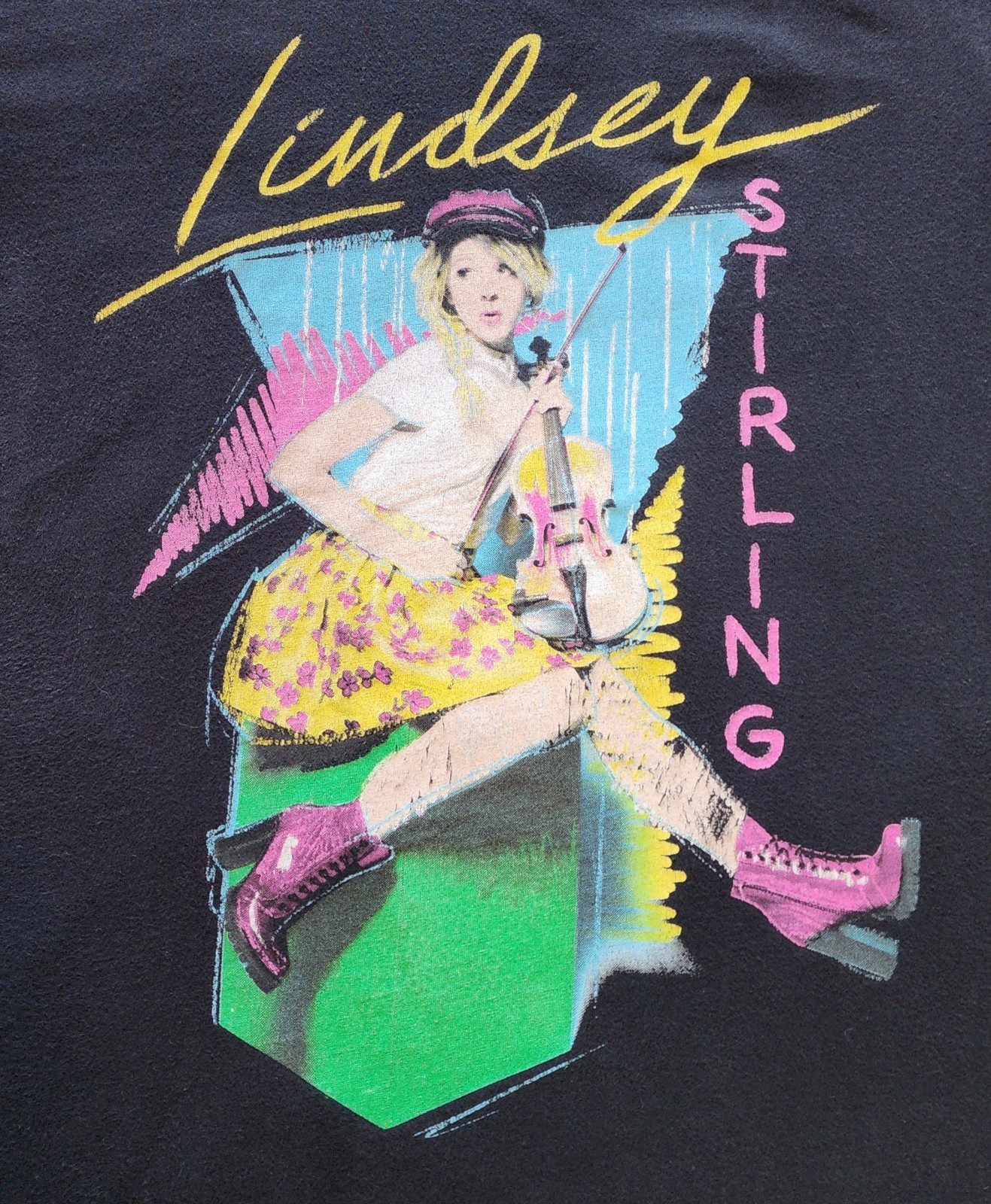 Lindsey Stirling Retro Style Funny T Shirt Cotton Black S-6XL 1P1375 gallery