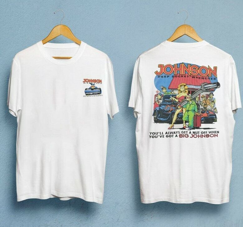 HOT!! Vintage 90’s Big Johnson T-Shirt Deep Socket Wrenches