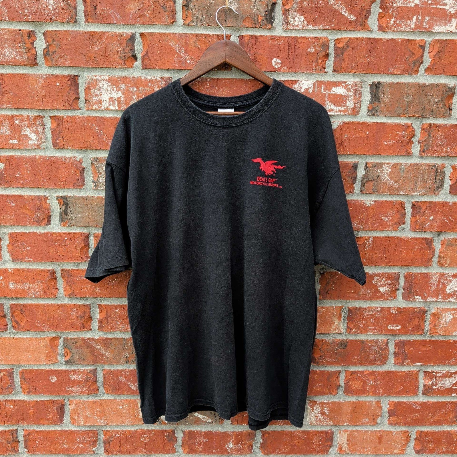 Deals Gap Tail of the Dragon T-Shirt Mens 2XL Black gallery