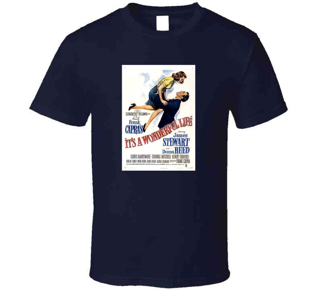 It's A Wonderful Life Tee Classic Holiday Christmas Movie T Shirt gallery