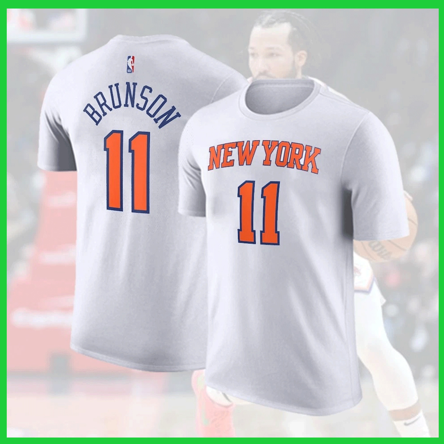 HOT - Jalen #11 Brunson New York Team 2026 Player Name & Number S-3XL For Fans gallery