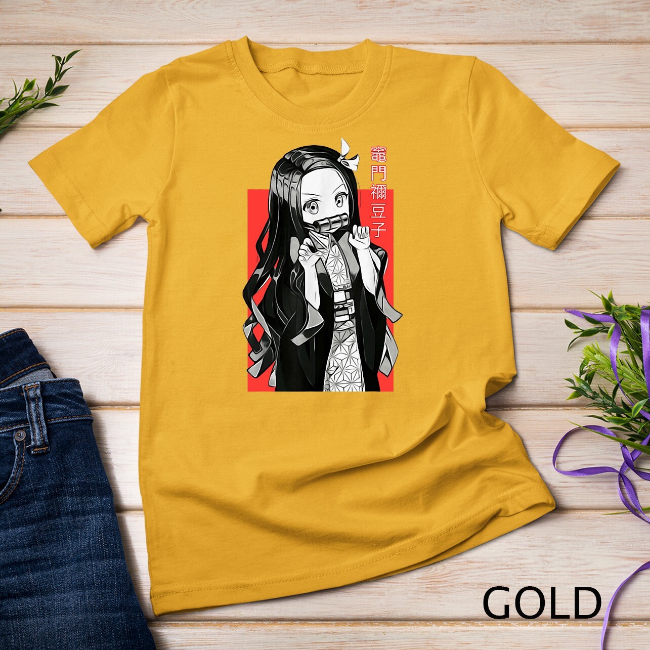 Nezukos Kamados Kimetsus no yaiba Demons slayers T-Shirt Unisex T-shirt gallery