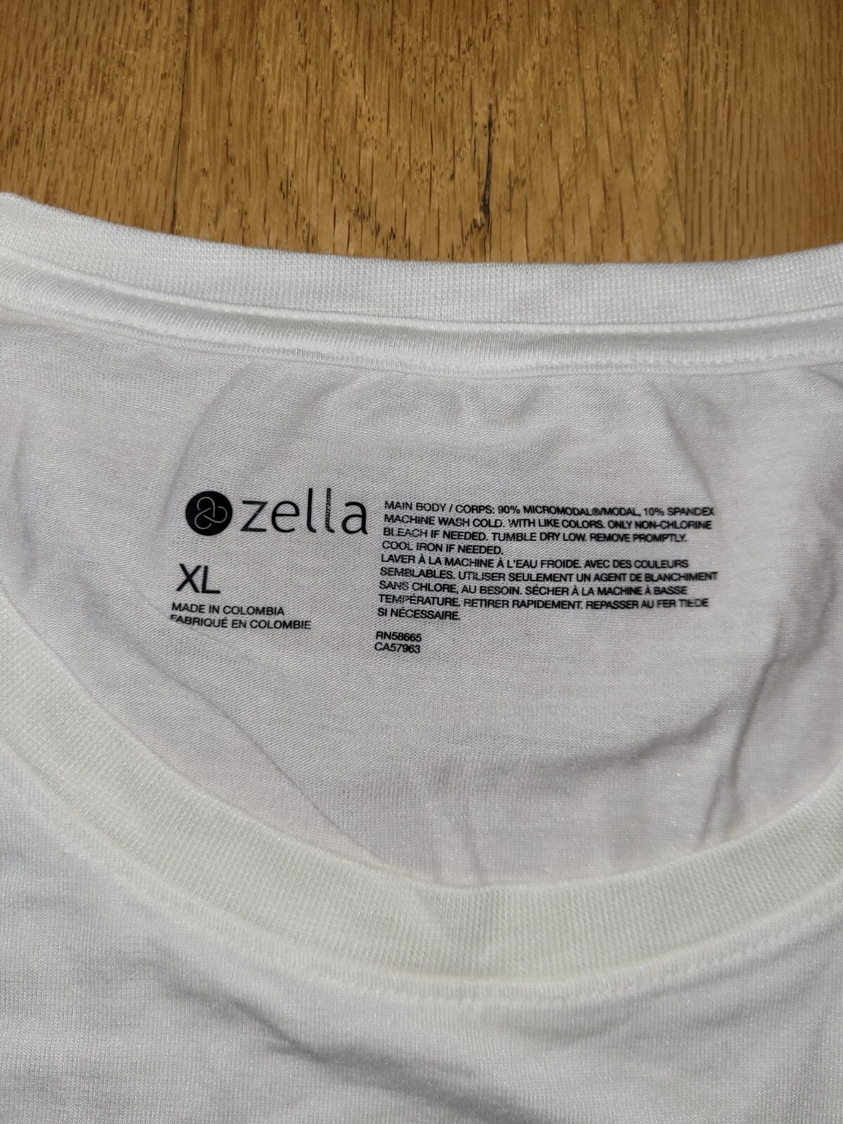 Zella Micromodal Crew Neck Undershirt T-shirt. Choose Size/Color gallery