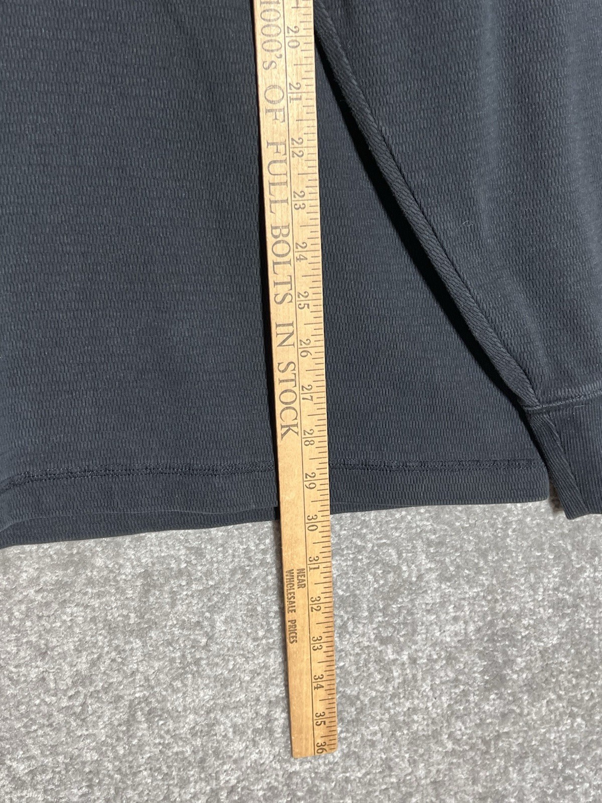 Carhartt Heavyweight Long Sleeve Thermal Henley Shirt Mens Size XL Black Pocket gallery