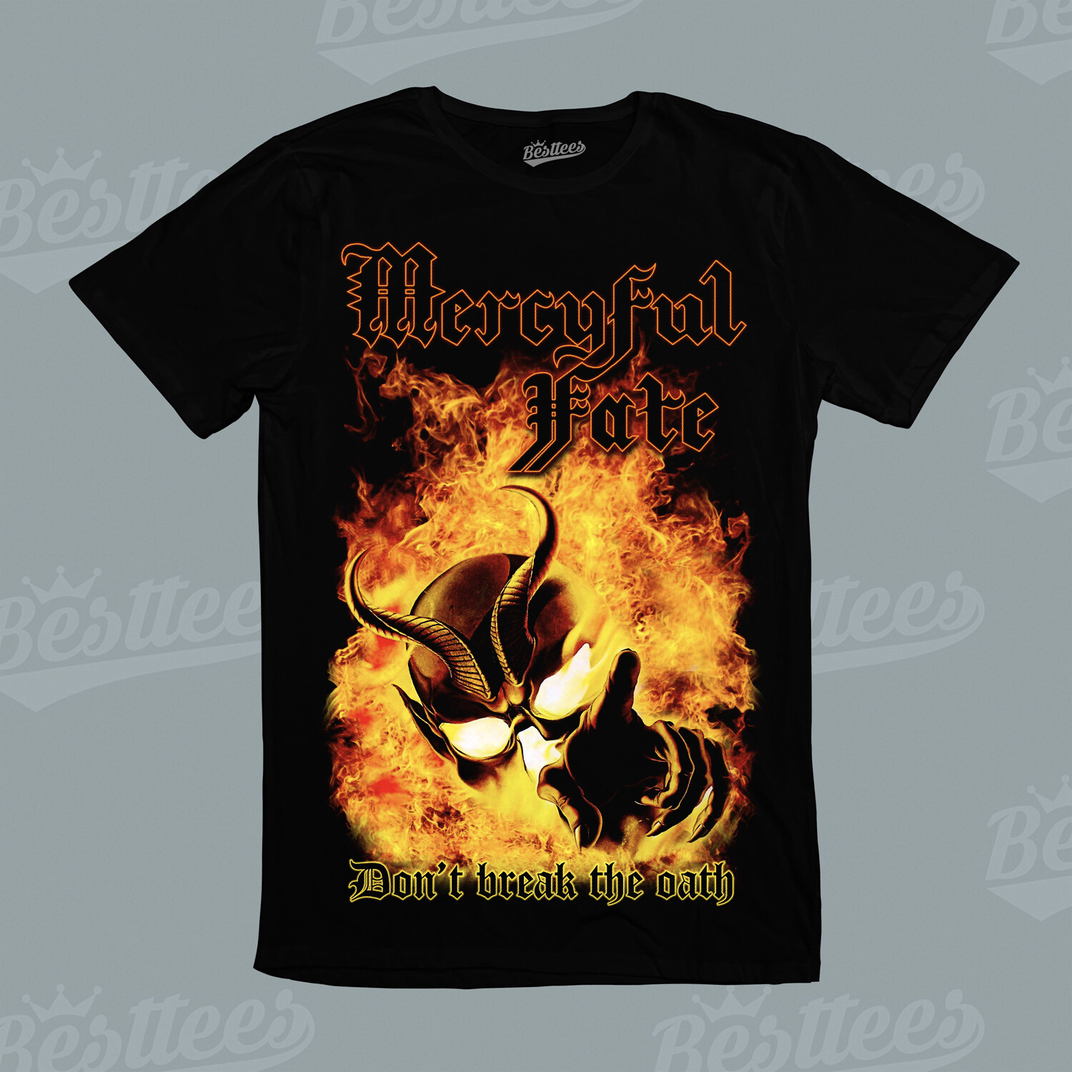 Long/Short Sleeve Danish Heavy Music Metal Rock Band Mercyful Fate Oath T-Shirt gallery