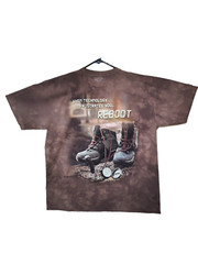 The Mountain T Shirt Men’s Brown Technology Reboot Retired Logo XL #568 NWOT