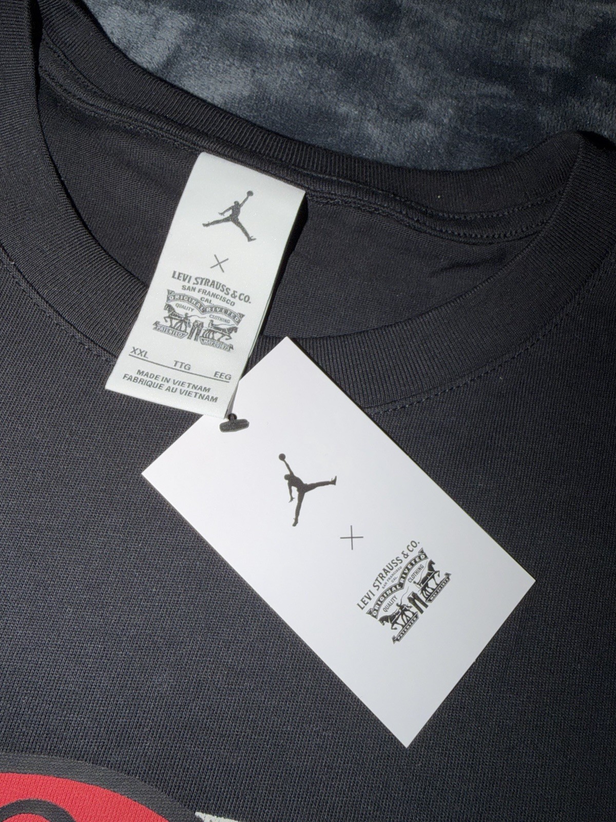 Air Jordan x Levi Strauss & Co. Fly Graphic T-Shirt Black 2XL 100% authentic gallery