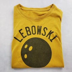 Big Lebowski Bowling Team Los Angeles T Shirt Ripple Junction Men M (pit stains)
