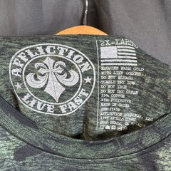 ✨Affliction Chris Kyle American Sniper Tshirt Patriotic Camo Tee – Large- EUC✨