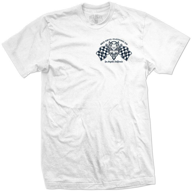 NEW Red Devil Clothing HIGH OCTANE WHITE Tee Shirt SMALL-5XLARGE # MPT-1072-WHI gallery