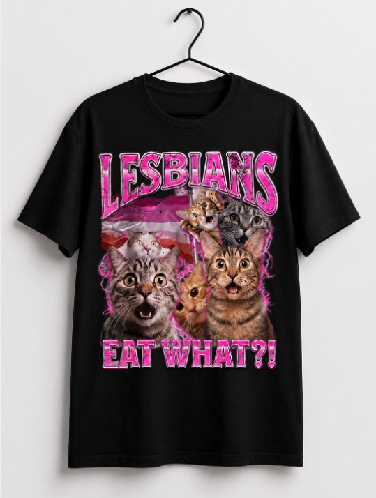 Lesbian Cat Lover T Shirt Funny LGBTQ Pride Graphic Tee Cute Kitty Gift Unisex gallery
