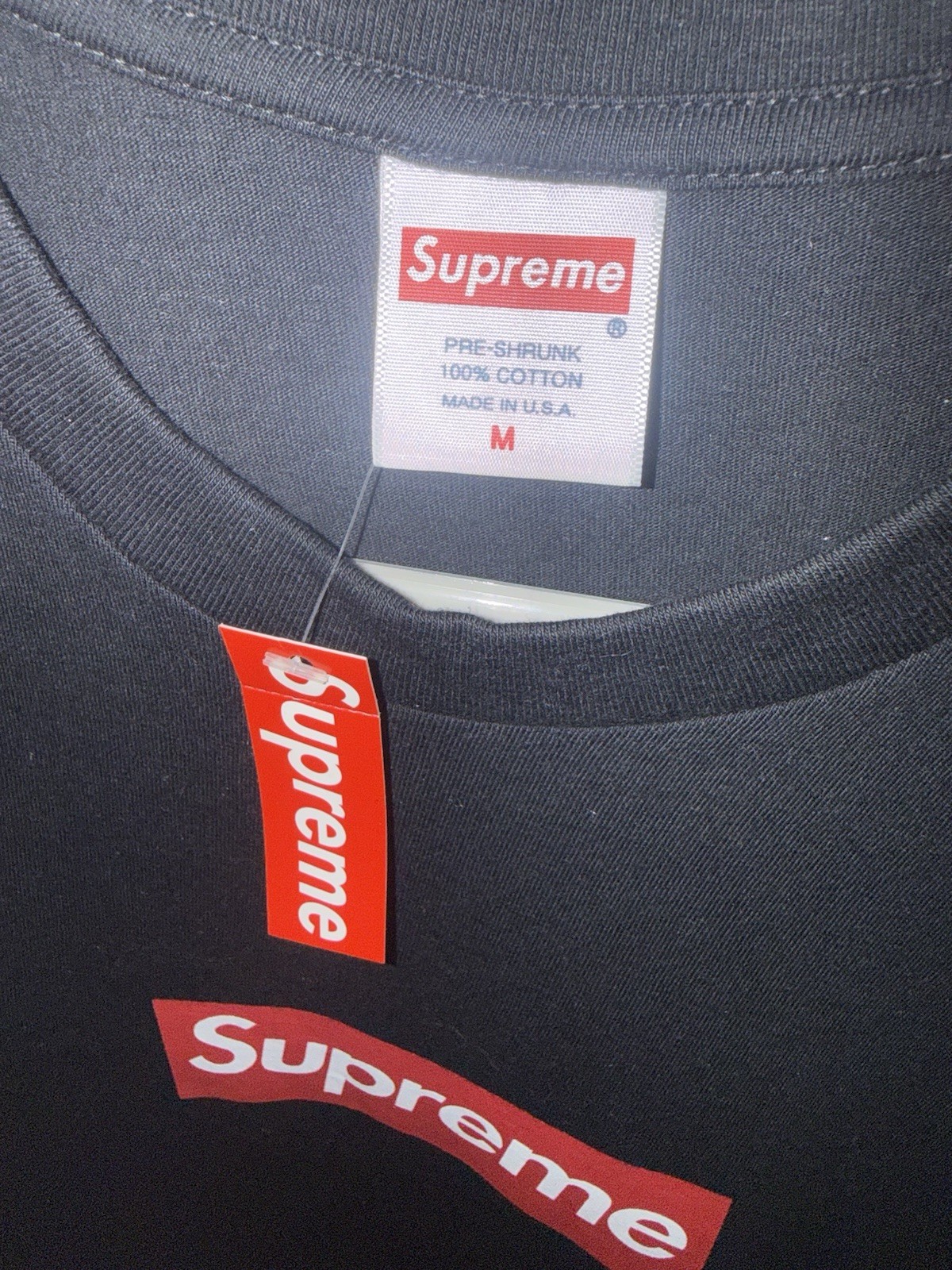 Supreme Black And Red Box Logo (Bogo) Tee Medium Brand New gallery