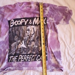 Disney Tie dye Goofy and Max The Perfect Cast XS Extra Small 100% Cottton