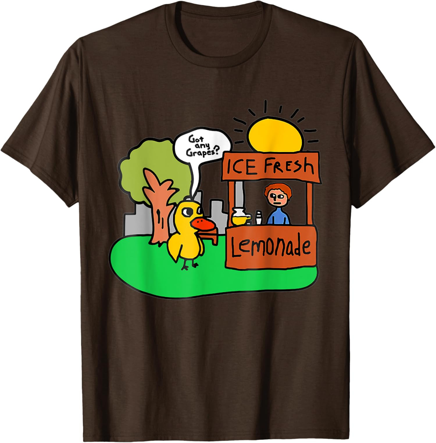 Ice Fresh Lemonade Got Any Grapes Duck Funny Gift Unisex T-Shirt