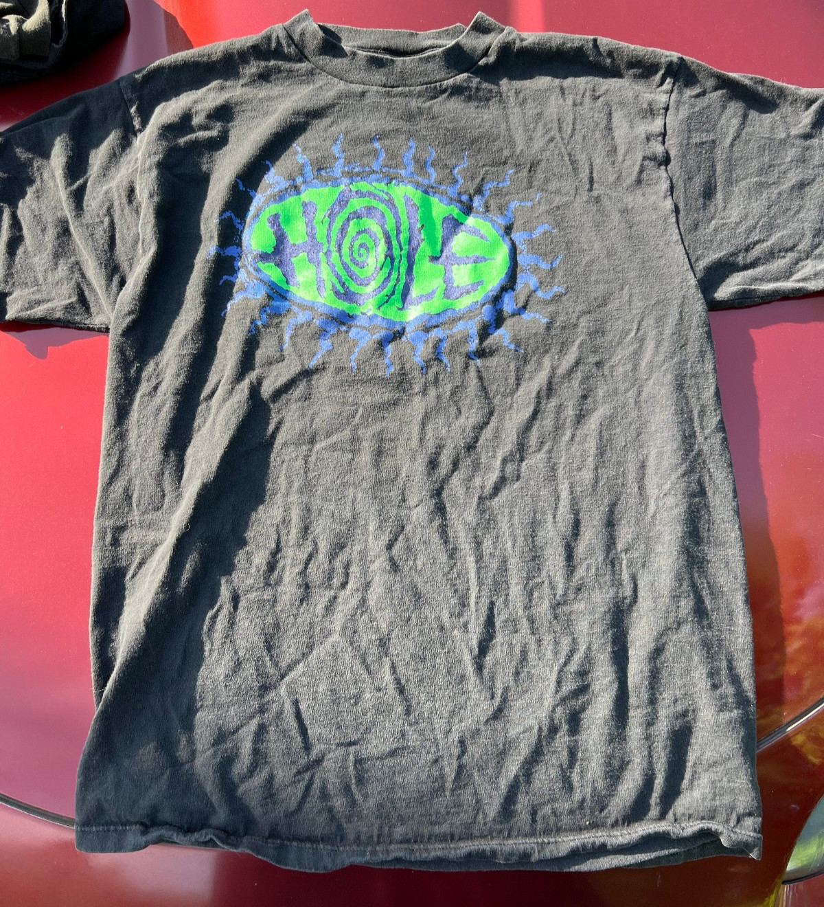 Vintage Hole Giant Tultex Shirt 1995 Preowned Courtney Love 1 owner XL rare tour gallery