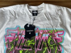 Evil Vice Men’s Graphic Print Cotton Crew Neck T-Shirt White Multi Size 2X