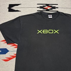 Vintage Y2K XBOX Microsoft Promo Graphic T Shirt Black Men’s 2XL