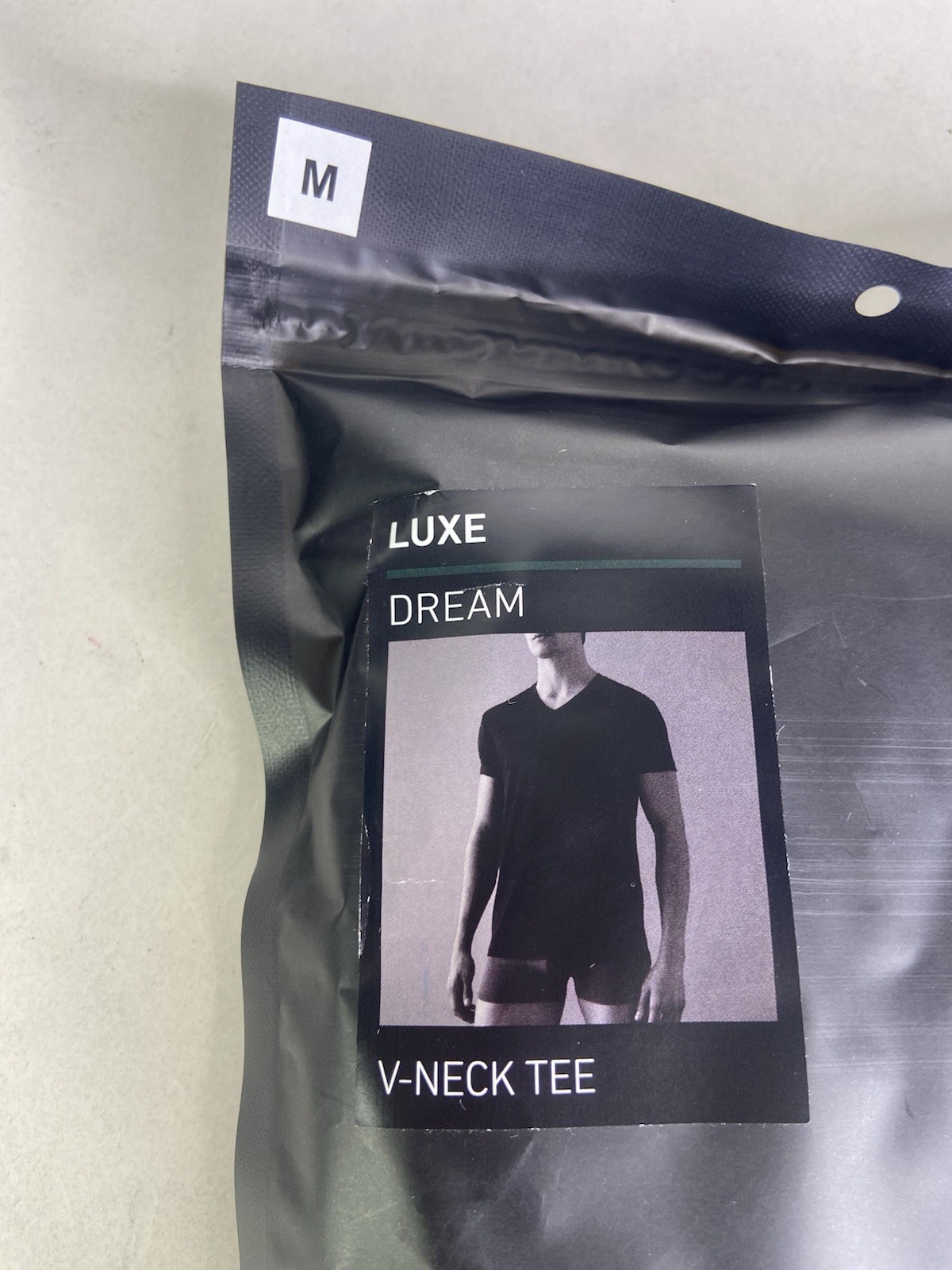 2xist Dream V-Neck Tee Short Sleeve Mocha Brown T-Shirt Pima Cotton Mens Size M gallery