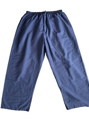 4XL Scrub Set Plus Size Navy Blue Medical Uniform V-Neck Straight Leg Mens 4X