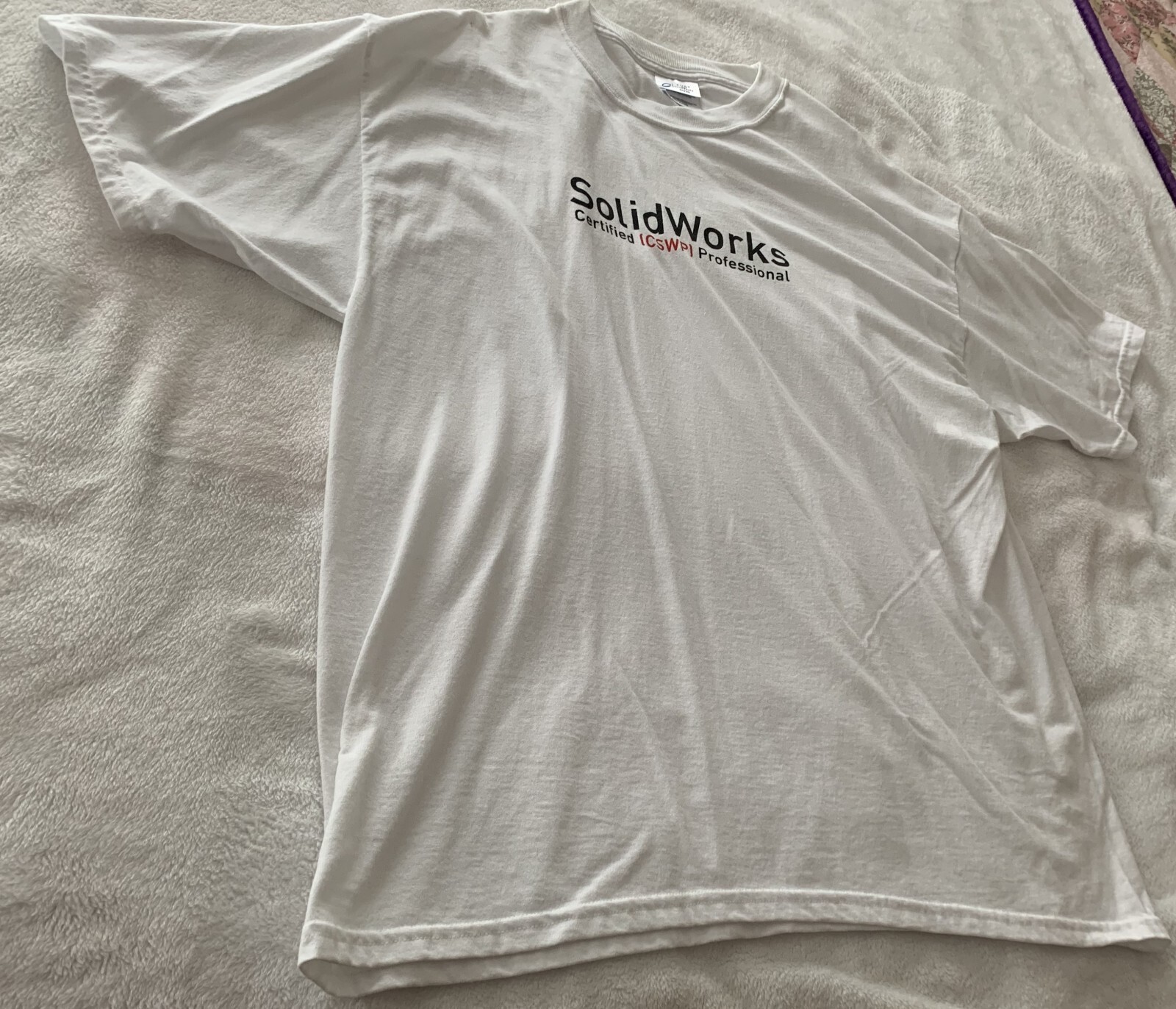 Solidworks Certified Professional CSWP Tee Shirt XL Extra Large Unisex White gallery