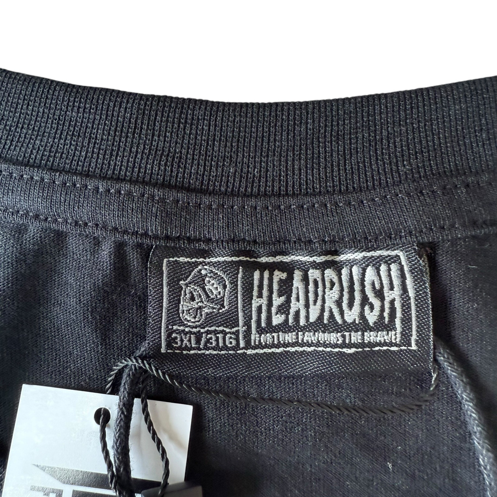 HEADRUSH T-shirt Size 3XL Graphic Two Sided Black Short Sleeve gallery