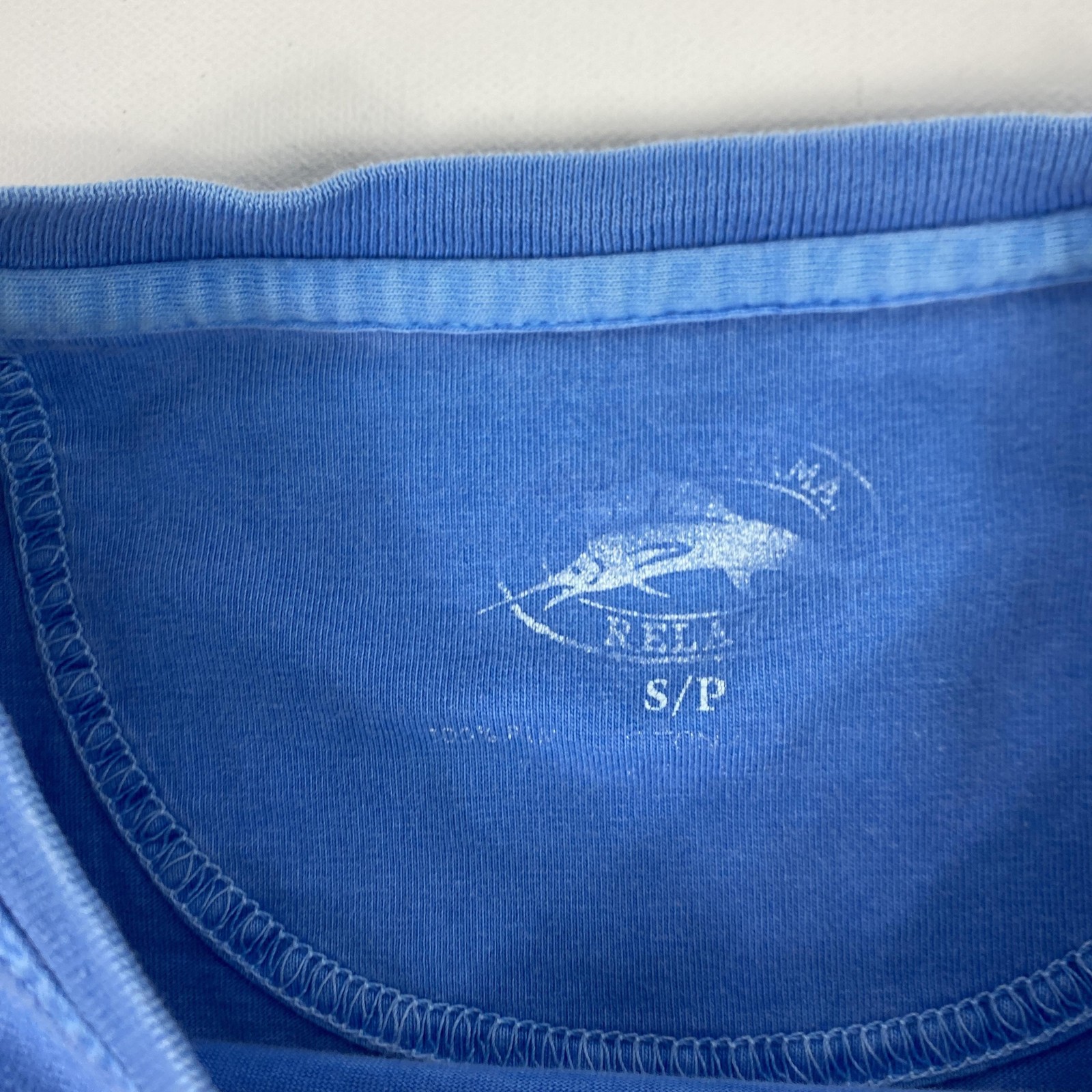 Tommy Bahama Shirt Mens Small Blue Relax Pocket Tee Faded Cotton Casual gallery