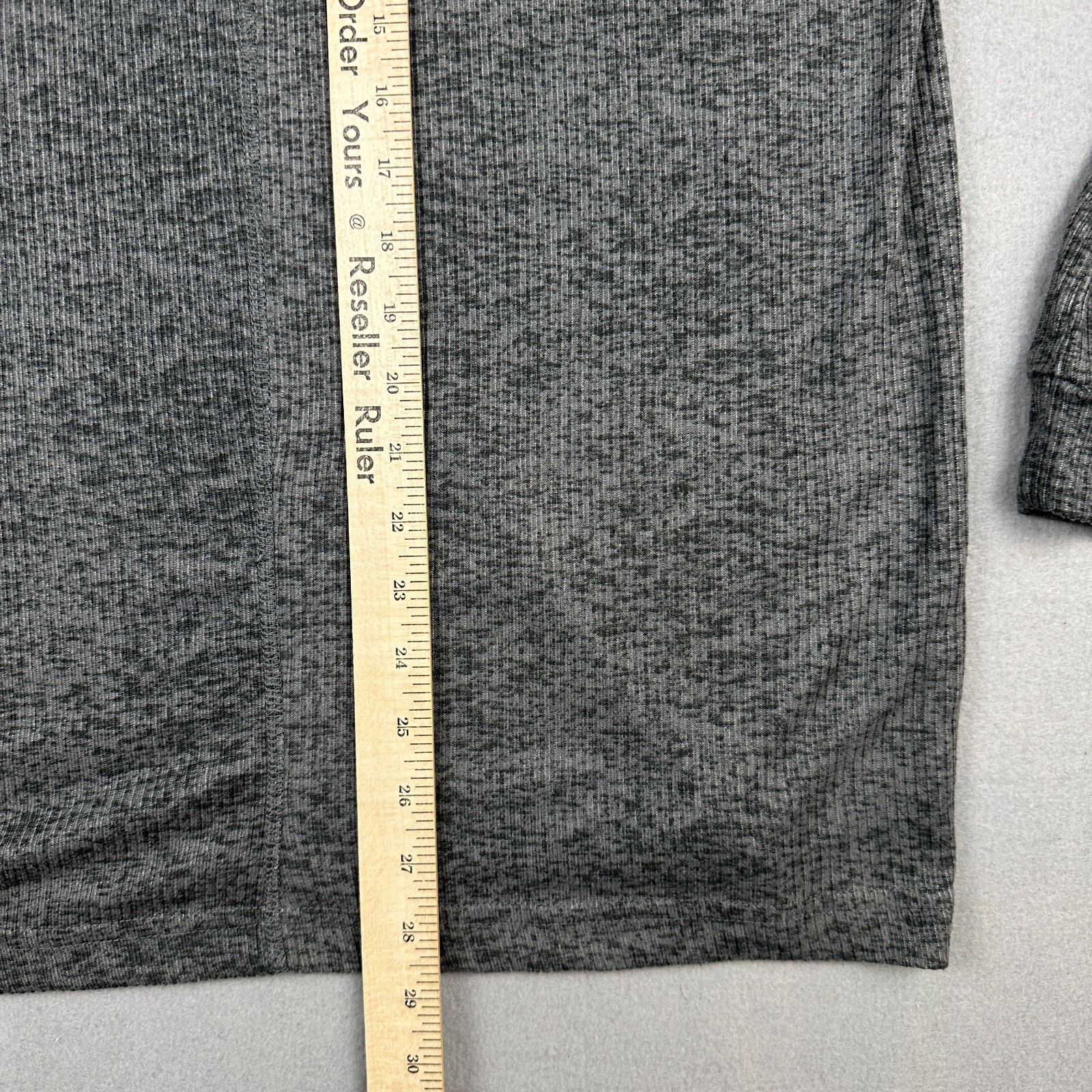 Ted Baker Hoodie Shirt Men Large Gray Solid Pullover Long Sleeve Hood New L gallery