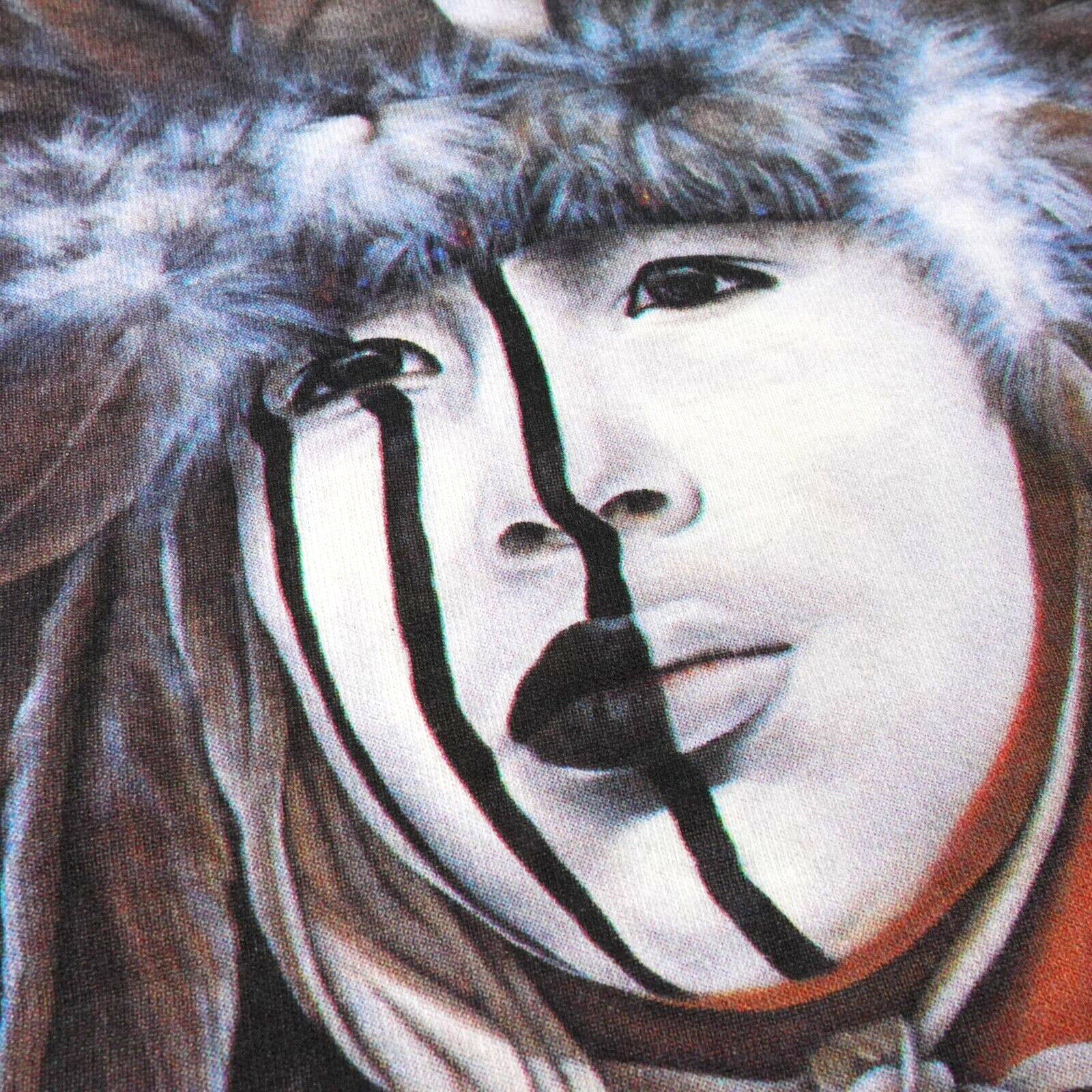 Spirit Dancer Diamond Dust Vintage 90s T Shirt Mens M White Native American Art gallery