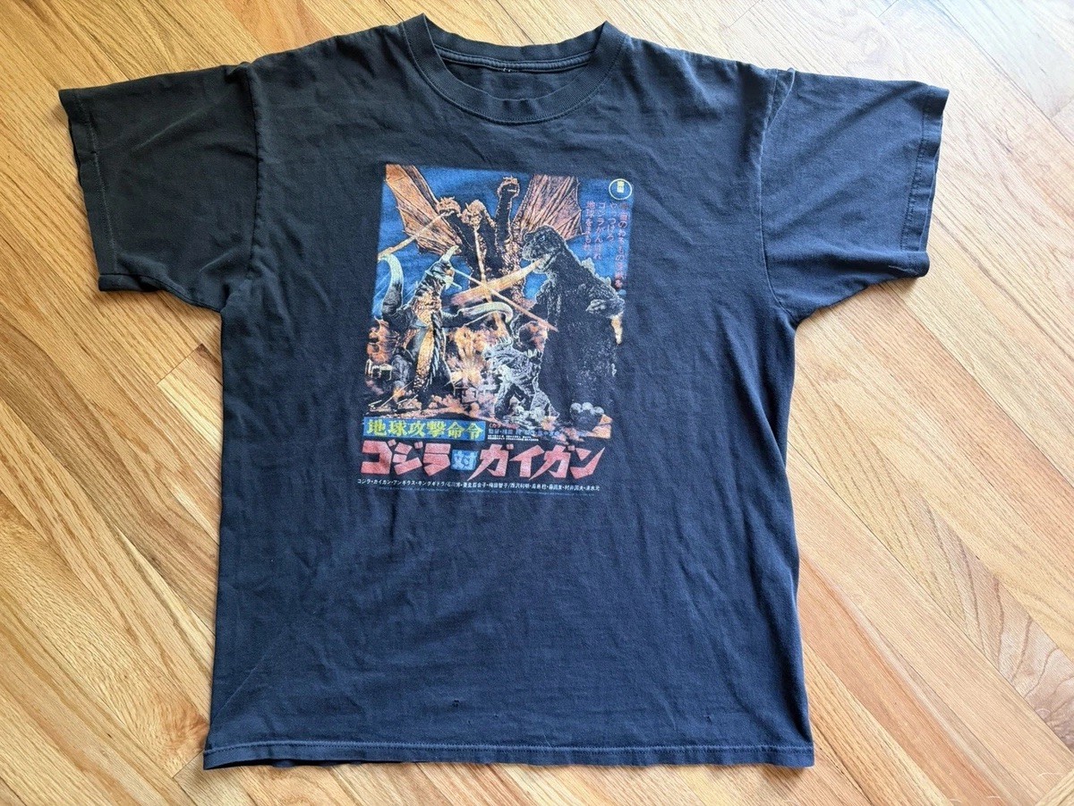 1998 - Vintage Godzilla Movie Promo Box Logo Tee Blue Anvil (No Tag) gallery