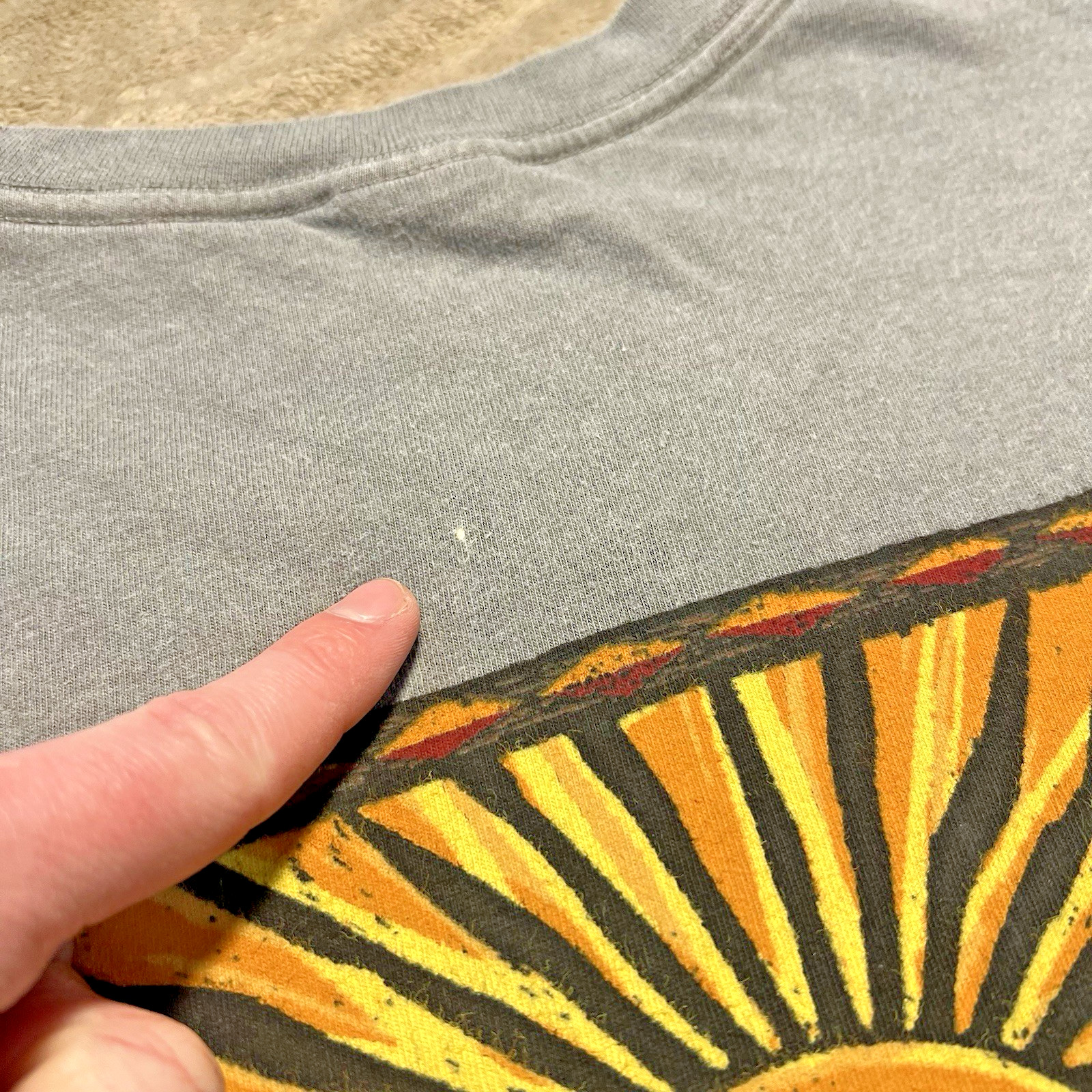 Crazy Shirts Crater Dye Tee 3XL Haleakala Hawaii Double Sided Rare gallery