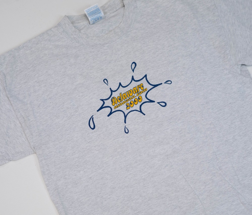 Vintage Amazon Website T-Shirt Men Size XL Jeff Bezo Y2K Internet Tee USA