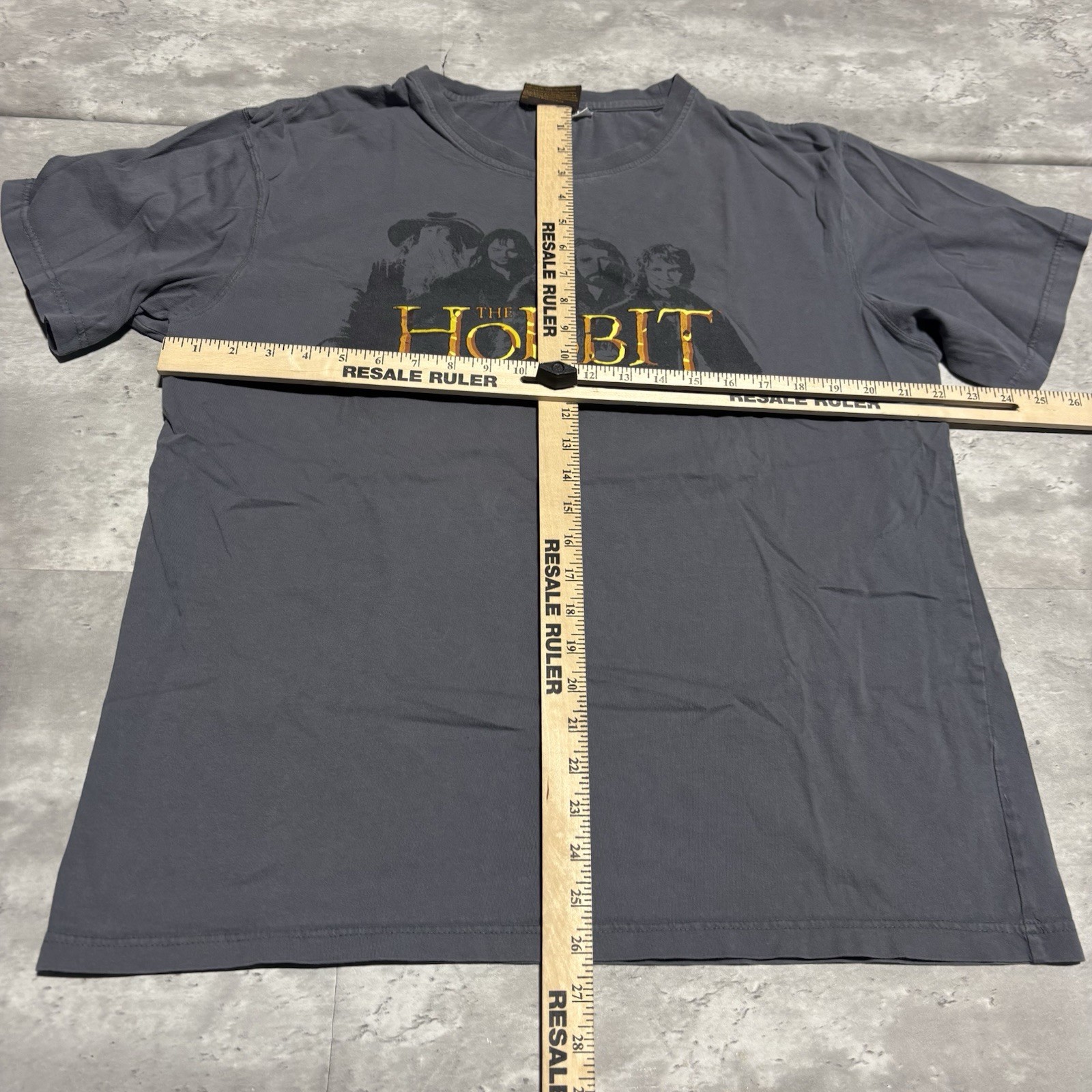The Hobbit Unexpected Journey Shirt Men's XL Gray Cotton Y2K Movie Promo gallery