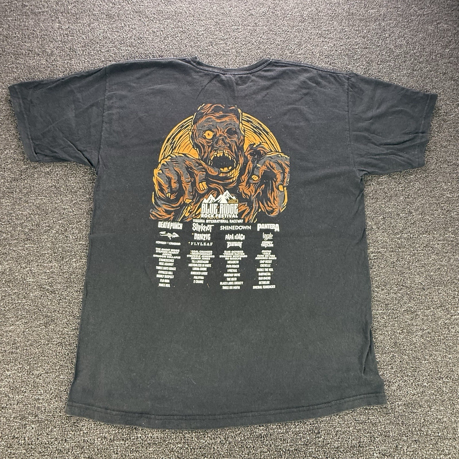 2023 Blue Ridge Rock Festival Shirt Virginia Official Lineup Dbl Sided Bear XL gallery