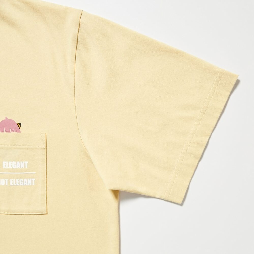 UNIQLO UT SPYxFAMILY T-Shirt US Size L (JP XL) Beige Anime Manga Anya gallery