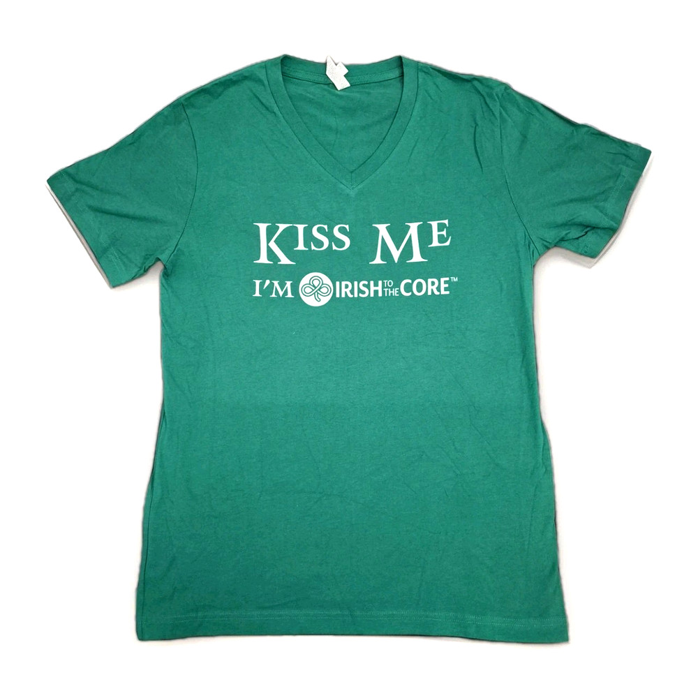 Caskers Irish To The Core Green Bella + Canvas T-Shirt Unisex NEW