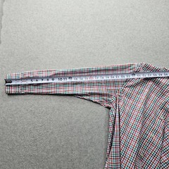 Crown & Ivy Men’s Large Multi-Colored Tattersall Long Sleeve Button-Down Shirt