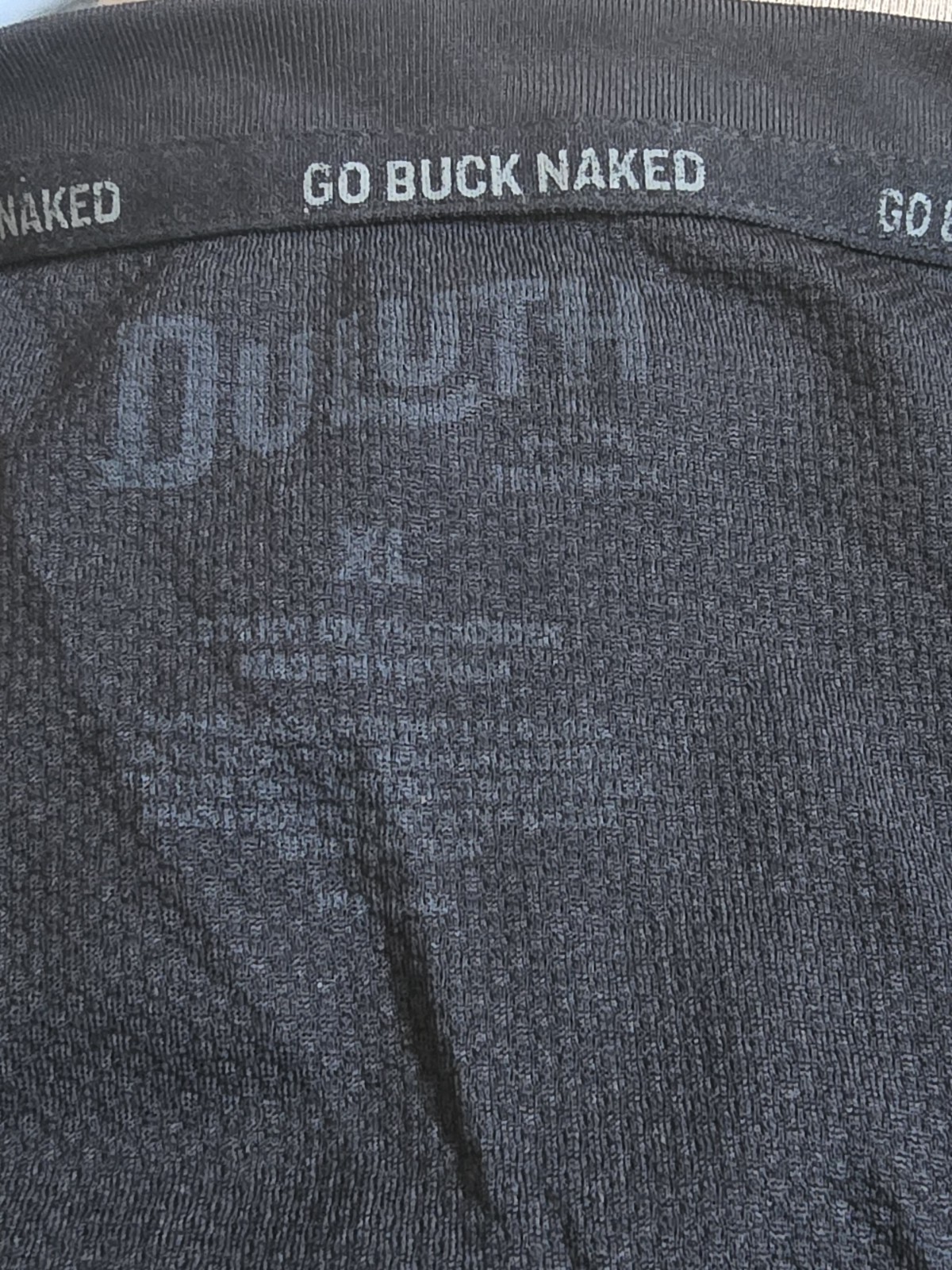 Men's Duluth Buck Naked® Undershirt, Diamond-knit Nylon/Spandex Blend, XL, Black gallery