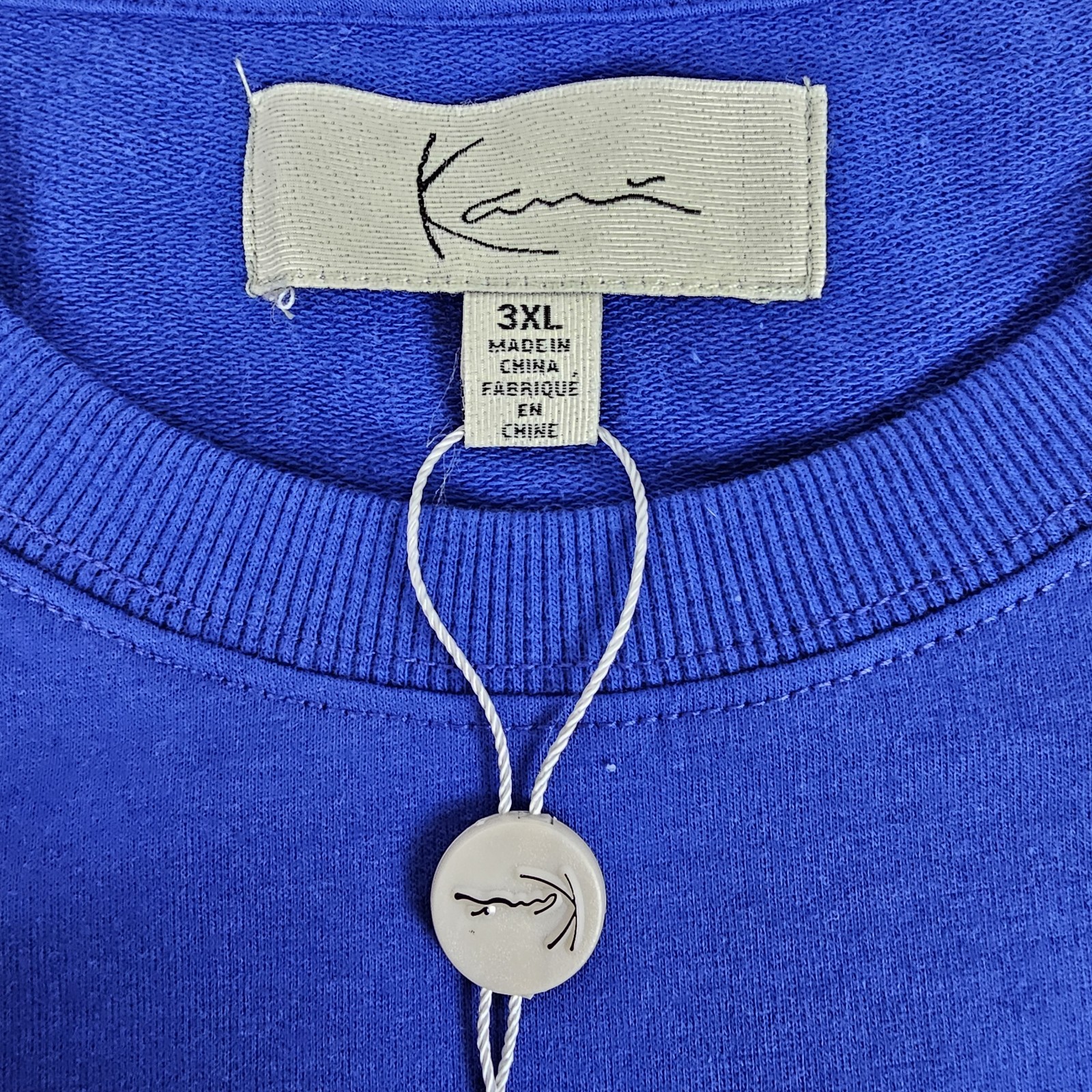 Vintage Karl Kani Shirt Mens 2XL Blue Large Embroidered RARE The Original T NEW gallery