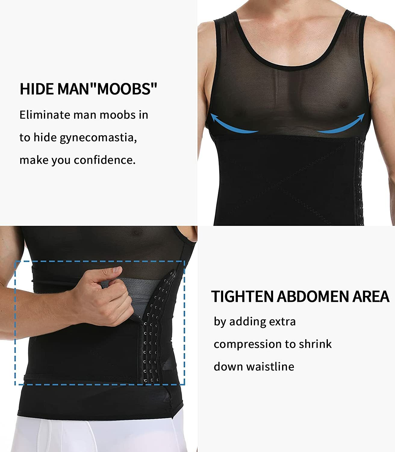 Fajas Para Hombres Faja Reductora De Hombre Men Body Shaper Tummy Control Tee gallery
