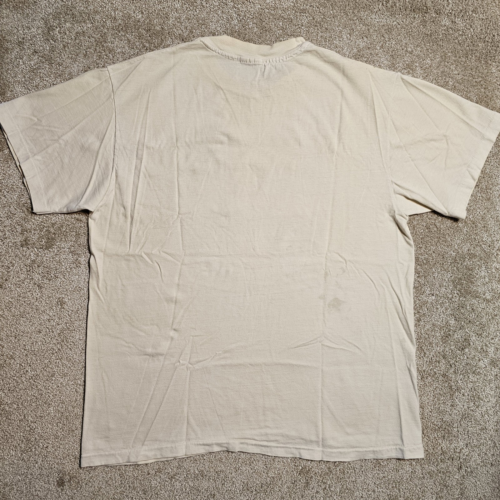 Vintage 90s Dan Gilbert Art Group Festival T-shirt Mens L Thrashed Stained Punk gallery