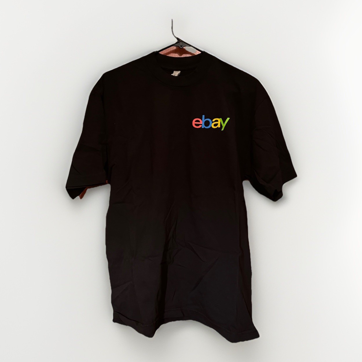 Ebay Logo Multi Color Black T-Shirt Men 3XL Los Angeles Apparel 30th Anniversary gallery