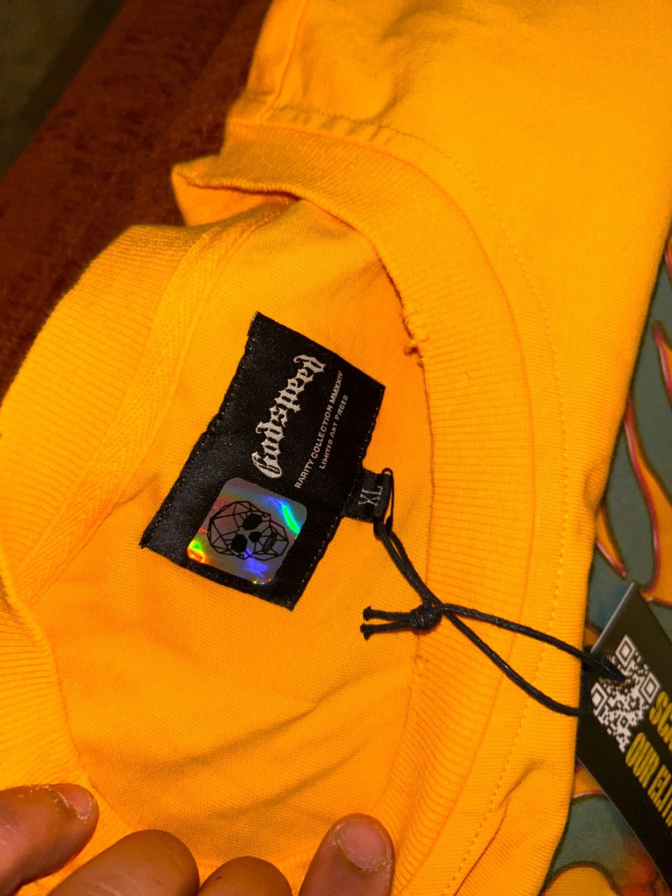 Godspeed Pool Party Tee (Skeleton Beach) Yellow/Multi-Color Size XL gallery