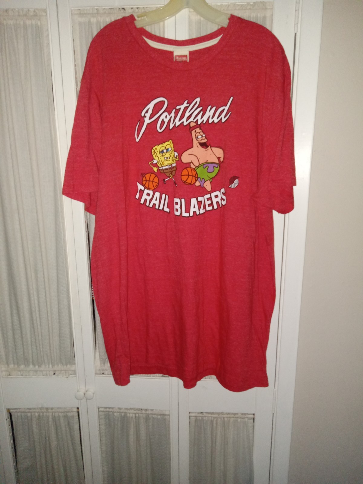 Homage Portland Trailblazers SpongeBob & Patrick Tee T-Shirt Men's XXL GORGEOUS gallery