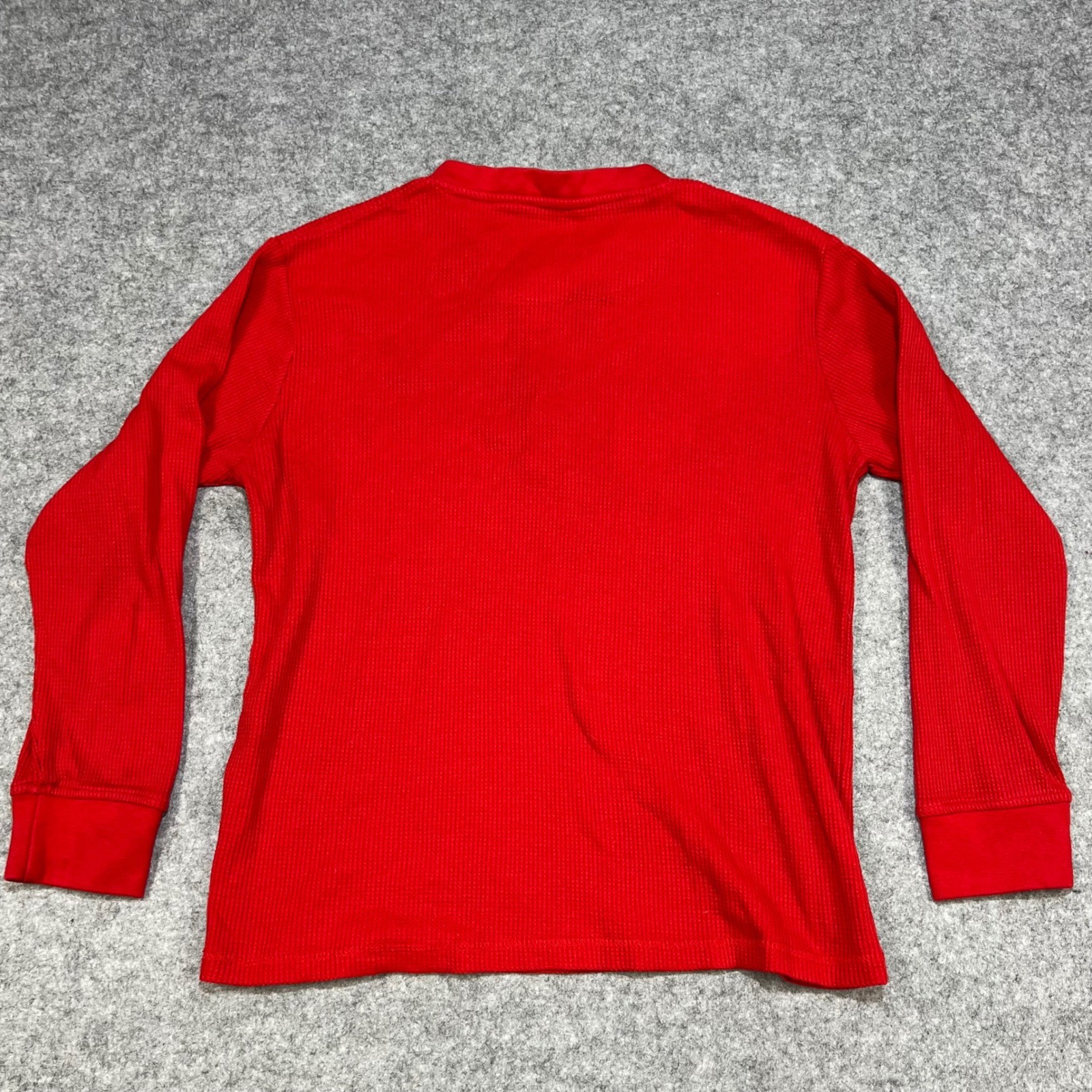 Rocawear Mens Red Long Sleeve Thermal Henley Shirt Size Large gallery