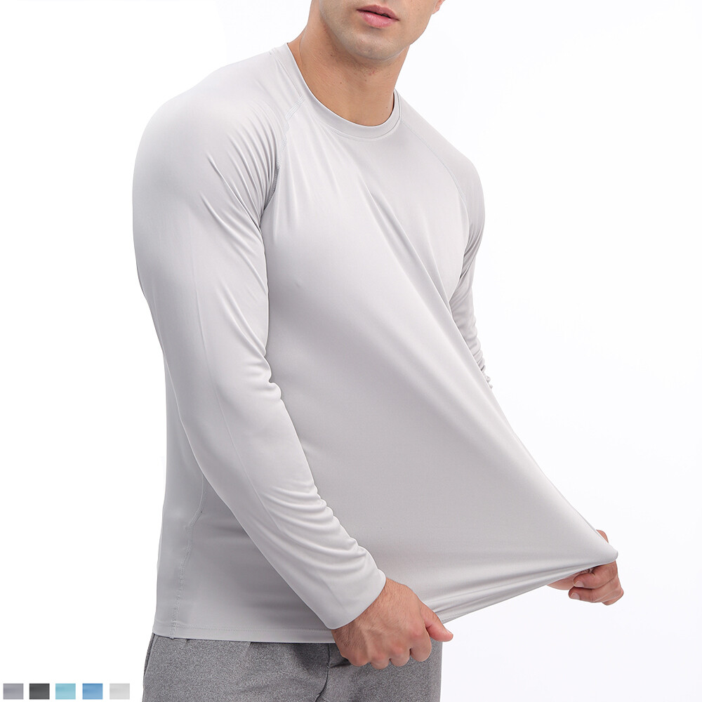 Mens Outdoor Sun Block T-Shirt UPF50+ Hiking Fishing Skin Protection UV Tee Tops gallery